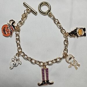 Halloween Charm Bracelet Handmade